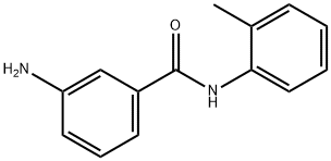 3-amino-N-(2-methylphenyl)benzamide Struktur