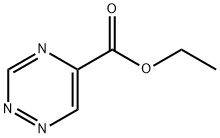 1,2,4-Triazine-5-carboxylicacid,ethylester(9CI) Struktur