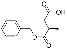 Butanedioic acid, methyl-, 1-(phenylmethyl) ester, (2R)- (9CI) Struktur