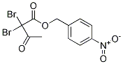 Butanoic acid, 2,2-dibroMo-3-oxo-, (4-nitrophenyl)Methyl ester Struktur