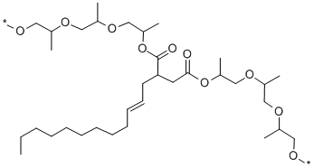 2-DODECENYLSUCCINIC ACID PROPOXYLATE Struktur