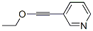 Pyridine, 3-(ethoxyethynyl)- (9CI) Struktur