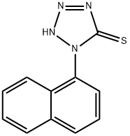 1,2-dihydro-1-naphthyl-5H-tetrazole-5-thione  Struktur