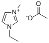 1-ETHYL-3-METHYLIMIDAZOLIUM ACETATE Struktur