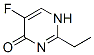 4(1H)-Pyrimidinone, 2-ethyl-5-fluoro- (9CI) Struktur