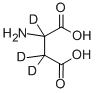 DL-ASPARTIC-2,3,3-D3 ACID Struktur