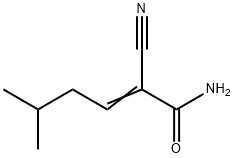 2-Hexenamide,  2-cyano-5-methyl- 結(jié)構(gòu)式