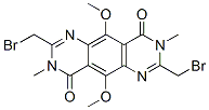 Pyrimido[4,5-g]quinazoline-4,9-dione,  2,7-bis(bromomethyl)-3,8-dihydro-5,10-dimethoxy-3,8-dimethyl- Struktur