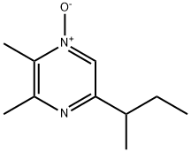 Pyrazine, 2,3-dimethyl-5-(1-methylpropyl)-, 1-oxide (9CI) Struktur