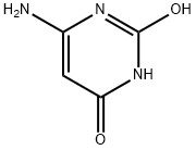 4(3H)-Pyrimidinone, 6-amino-2-hydroxy- (9CI) Struktur