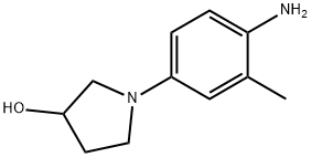 1-(4-AMINO-3-METHYLPHENYL)-3-PYRROLIDINOL Struktur