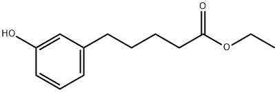 ethyl 5-(3-hydroxyphenyl)pentanoate Struktur