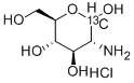 D-GLUCOSAMINE-1-13C HYDROCHLORIDE Struktur