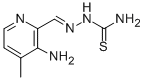 3-amino-4-methylpyridine-2-carboxaldehyde thiosemicarbazone Struktur