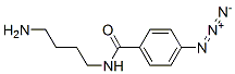 N-(4-azidobenzoyl)putrescine Struktur