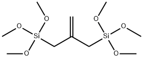 1,1-BIS(TRIMETHOXYSILYLMETHYL)ETHYLENE Struktur