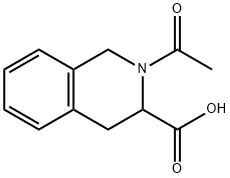 2-ACETYL-1,2,3,4-TETRAHYDRO-3-ISOQUINOLINECARBOXYLIC ACID Struktur