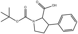 3-PHENYL-PYRROLIDINE-1,2-DICARBOXYLIC ACID 1-TERT-BUTYL ESTER Struktur