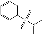 N,N-DIMETHYLBENZENESULPHONAMIDE Struktur