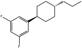 3,5-(反式-4-丙基環(huán)己基)二氟苯 結(jié)構(gòu)式