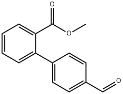 Methyl 2-(4-formylphenyl)benzoate Struktur