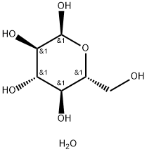 D(+)-GLUCOSE MONOHYDRATE Structure