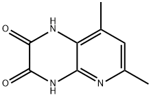 Pyrido[2,3-b]pyrazine-2,3-dione, 1,4-dihydro-6,8-dimethyl- (9CI) Struktur