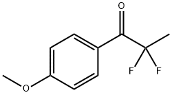 1-Propanone, 2,2-difluoro-1-(4-methoxyphenyl)- (9CI) Struktur