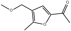 Ethanone, 1-[4-(methoxymethyl)-5-methyl-2-furanyl]- (9CI) Struktur