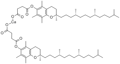 TOCOPHEROL CALCIUM SUCCINATE Struktur