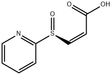 2-Propenoicacid,3-(2-pyridinylsulfinyl)-,[S-(Z)]-(9CI) Struktur