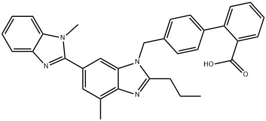 Telmisartan Structure