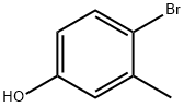 4-Bromo-3-methylphenol Struktur