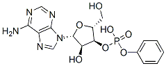 adenosine 3'-phosphate phenyl ester Struktur