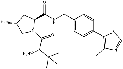 (2S,4R)-1-((S)-2-amino-3,3-dimethylbutanoyl)-4-hydroxy-N-(4-(4-methylthiazol-5-yl)benzyl)pyrrolidine-2-carboxamide