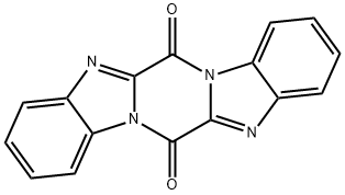 6H,13H-PYRAZINO[1,2-A:4,5-A']BISBENZIMIDAZOLE-6,13-DIONE Struktur