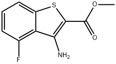 METHYL 3-AMINO-4-FLUOROBENZO[B]THIOPHENE-2-CARBOXYLATE price.