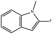 1H-Indole,2-fluoro-1-methyl-(9CI) Struktur