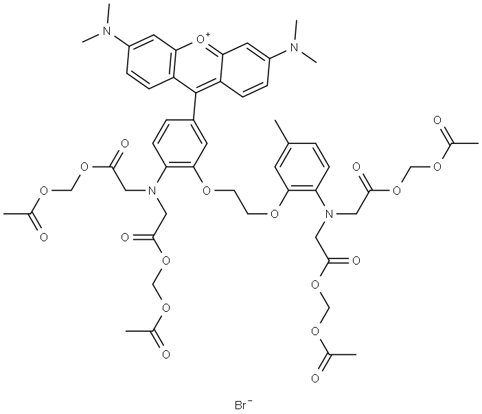 RHOD-2, AM Struktur