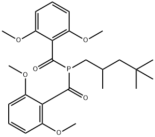 Phosphine oxide, bis(2,6-dimethoxybenzoyl)(2,4,4-trimethylpentyl)- Structure