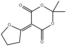 2,2-DIMETHYL(2-TETRAHYDROFURYLIDENE)-1,3-DIOXANE-4,6-DIONE Struktur