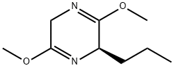 Pyrazine, 2,5-dihydro-3,6-dimethoxy-2-propyl-, (R)- (9CI) Struktur