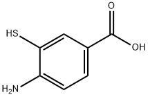 4-AMINO-3-MERCAPTOBENZOIC ACID Struktur