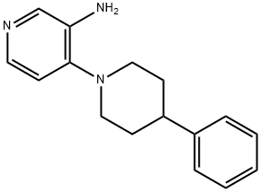 4-(4-Phenyl-1-piperidinyl)-3-pyridinamine Struktur