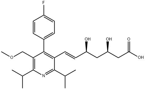 CERIVASTATIN SODIUM Struktur