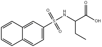 2-(NAPHTHALENE-2-SULFONYLAMINO)-BUTYRIC ACID Struktur