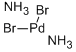 TRANS-DIAMMINEDIBROMOPALLADIUM(II), PREMION?, 99.99% (METALS BASIS), PD 34.7% MIN 化學(xué)構(gòu)造式