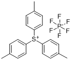 TRI-P-TOLYLSULFONIUM HEXAFLUOROPHOSPHATE Struktur