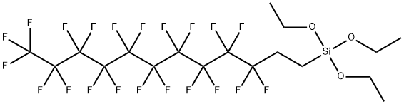 1H,1H,2H,2H-PERFLUORODODECYLTRIETHOXYSILANE Struktur