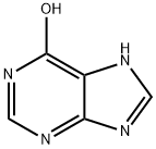 7H-Purin-6-ol (9CI) Struktur